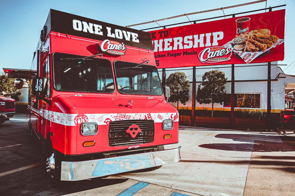 Raising Cane’s Food Truck 2 Cruising Kitchens