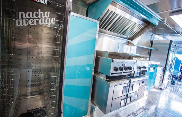 The Nacho Average Food Truck (AISD) is a Cruising Kitchens custom build featuring top tier equipment, a wrap designed in conjunction with the students who will benefit from the truck. This food truck is perfect for high volume, efficient workflow – your business will see a ROI.