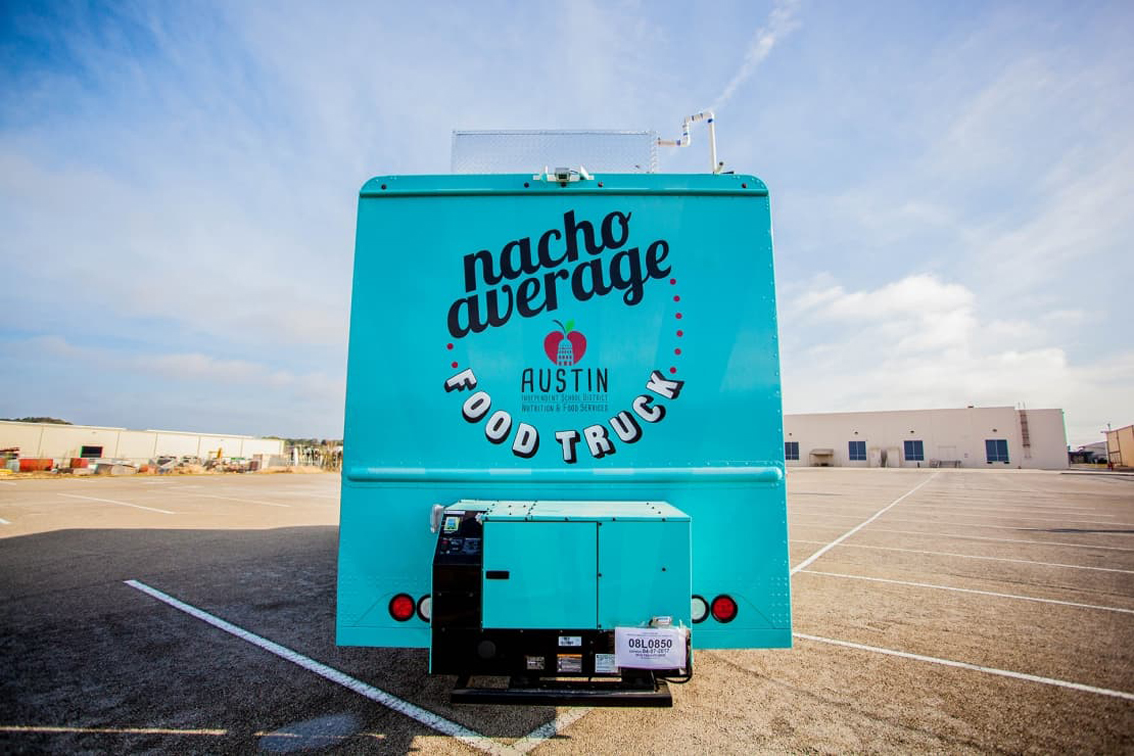 The Nacho Average Food Truck (AISD) is a Cruising Kitchens custom build featuring top tier equipment, a wrap designed in conjunction with the students who will benefit from the truck. The truck is a great model for high volume, efficient workflow that your business will see a return on investment (ROI) from. You can customize it any way you like.