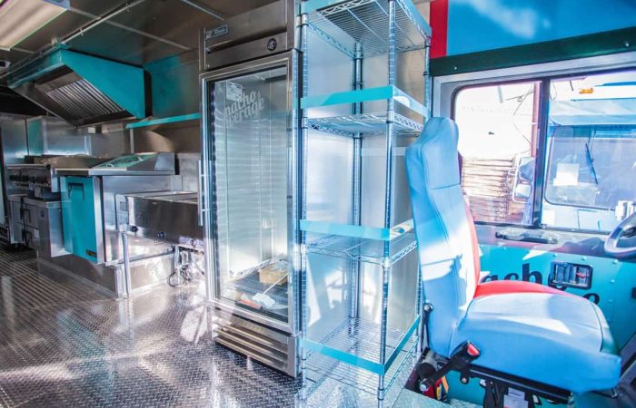 The Nacho Average Food Truck (AISD), a custom build from Cruising Kitchens, is perfect for high volume, efficient workflow. With top tier equipment and a wrap designed in conjunction with the students who will benefit from it, the Nacho Average Food Truck (AISD) is sure to see a return on investment.