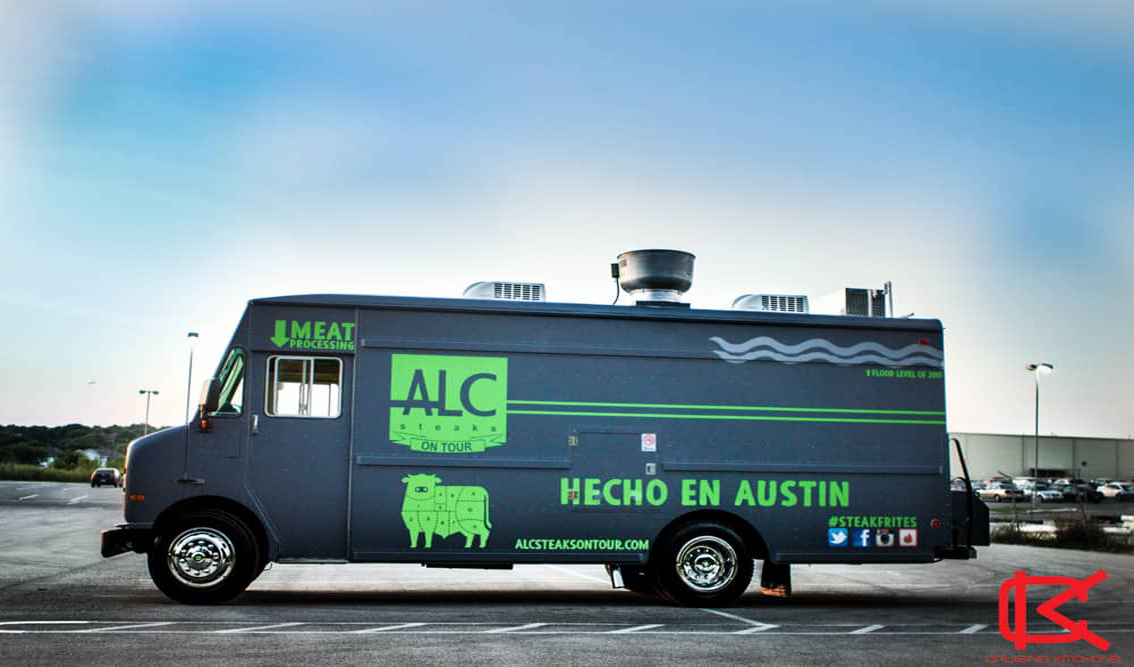 ALC Steaks On Tour Food Truck #2 is a custom-built food truck providing delicious steak sandwiches, burgers, fries and more. Enjoy a unique and tasty meal on the go with ALC Steaks On Tour Food Truck #2!
