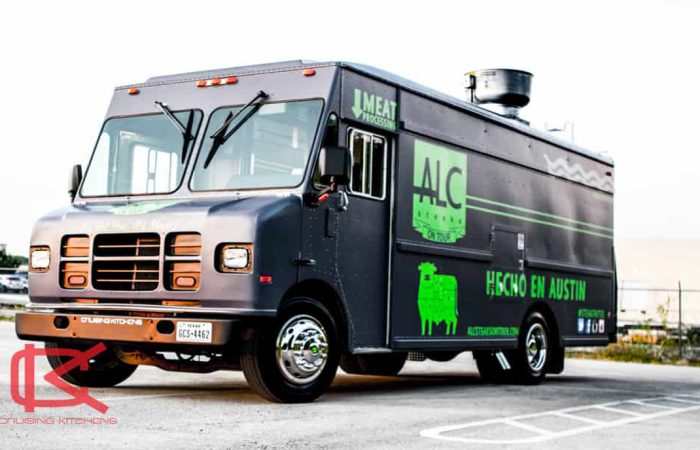 ALC Steaks On Tour Food Truck #2 is an all-in-one custom built food truck offering delicious steak dishes, cooked to order. Enjoy the convenience of a mobile steakhouse experience with an on-the-go meal. With its state-of-the-art kitchen and specialized menu, ALC Steaks On Tour Food Truck #2 is sure to satisfy your steak cravings! Branding to be consistent with their flagship location makes this a moving billboard as well.