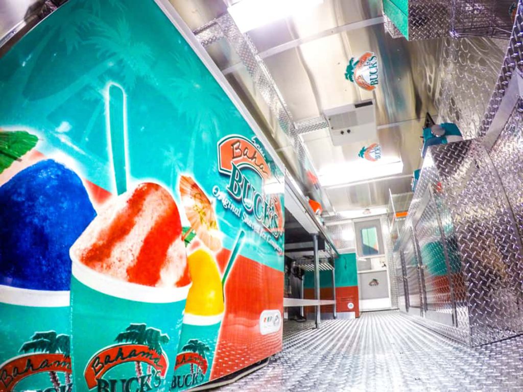 Bahama Bucks Shaved Ice Food Trailer Cruising Kitchens