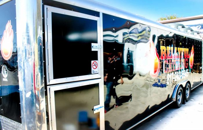 Serve exquisite quality food from a custom built mobile kitchen with Cruising Kitchens. Our team can help you design and build the perfect catering food trailer for your business. Emulate the Bellyful Catering Food Trailer but customize it to suit your business’ requirements for catering service.