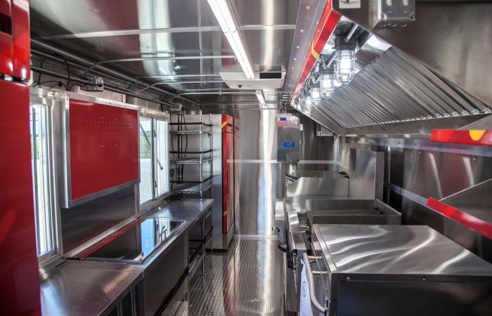 Compass Group Food Truck Mobile Kitchen Built by Cruising Kitchens Mobile Fabrication Shipping Container Kitchen Mobile Food Bank