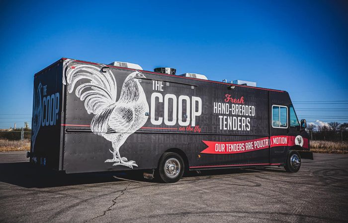 The Brookfield Zoo Chicken Truck is a custom built food truck by Cruising Kitchens. This chicken truck is perfect for your business with its state of the art equipment and cool graphics package.