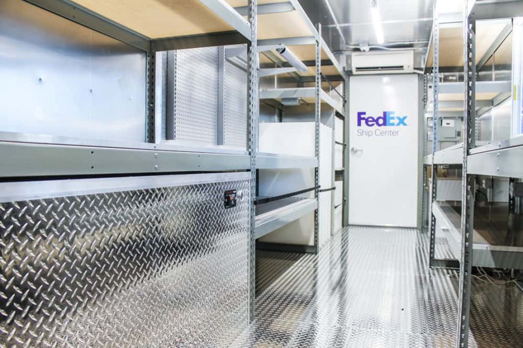 Fedex Mobile Office Shipping Container - Cruising Kitchens