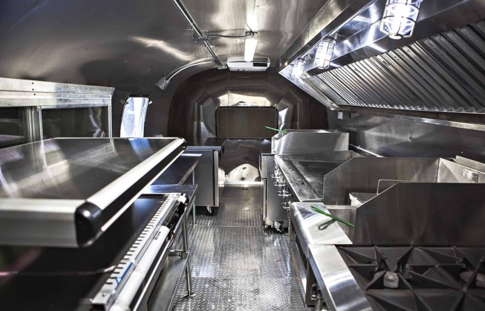 Airstream Mobile Kitchen Layout for Cruising Kitchens Food Truck Builder