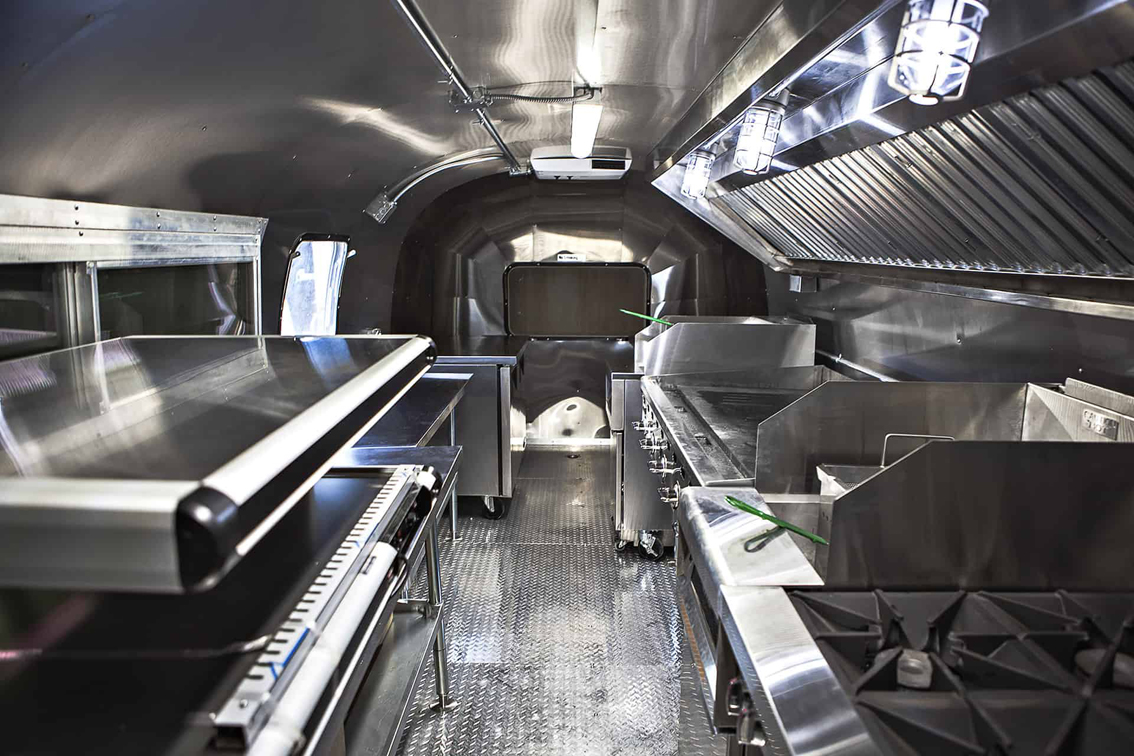 Airstream Mobile Kitchen Layout for Cruising Kitchens Food Truck Builder
