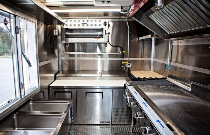 Chris Madrids Food Truck Interior built by Cruising