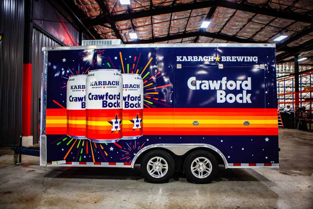 Karbach Mobile Keg Trailer Cruising Kitchens