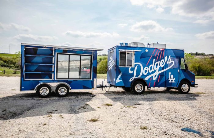 LA Dodgers Food Truck & Cooler Trailer