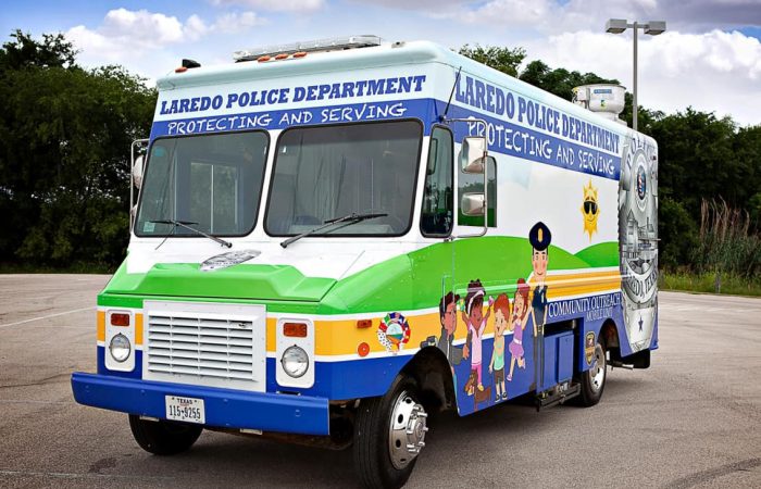 The Laredo Police Department Ice Cream Food Truck