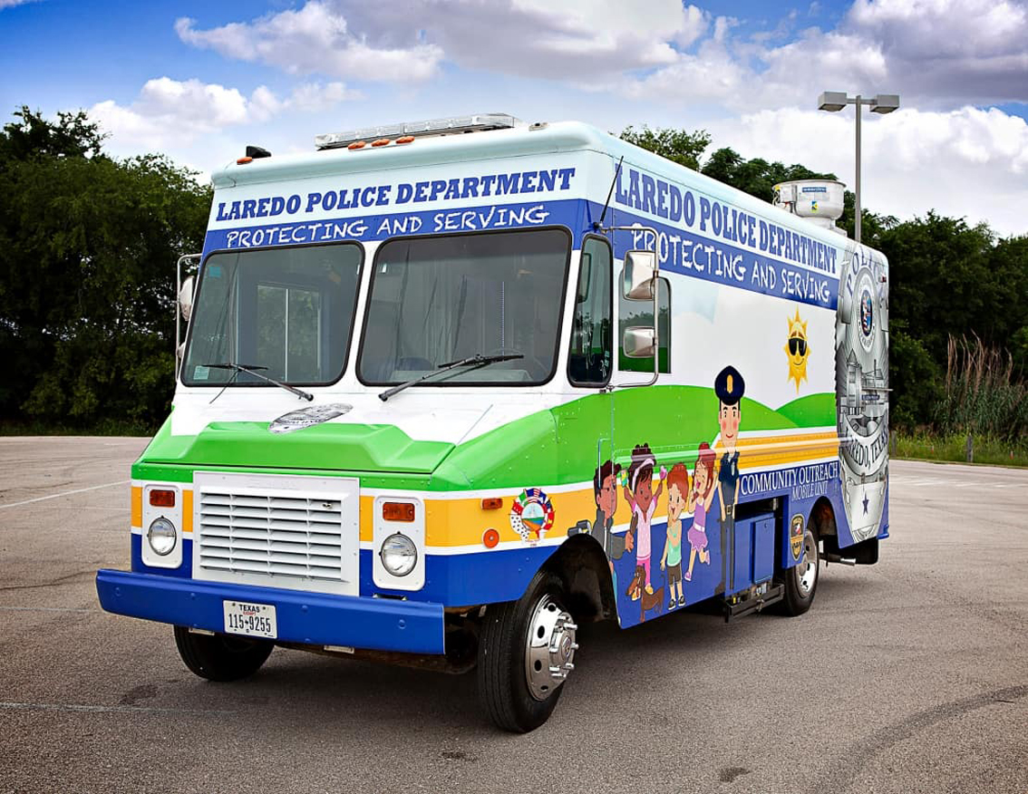 The Laredo Police Department Ice Cream Food Truck