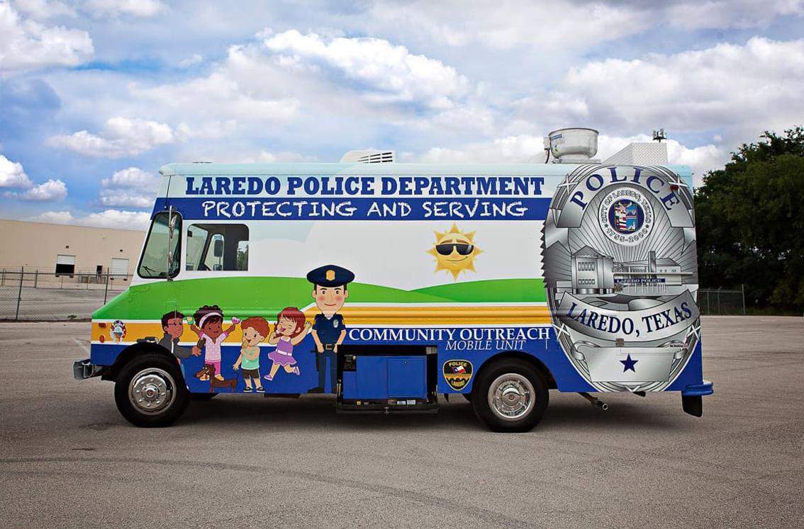 The Laredo Police Department Ice Cream Food Truck 4