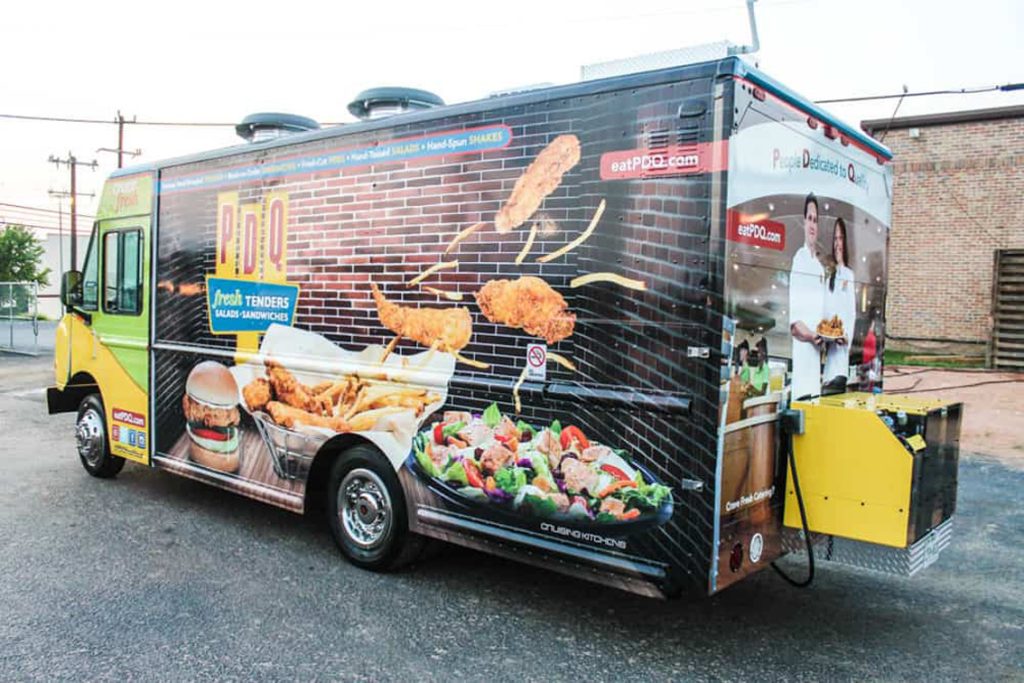 PDQ Chicken Tender Food Truck Cruising Kitchens