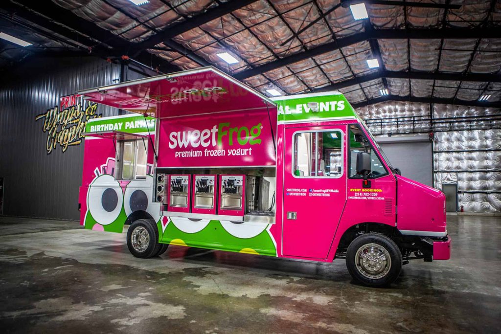 Sweet Frog Frozen Yogurt Food Truck Cruising Kitchens