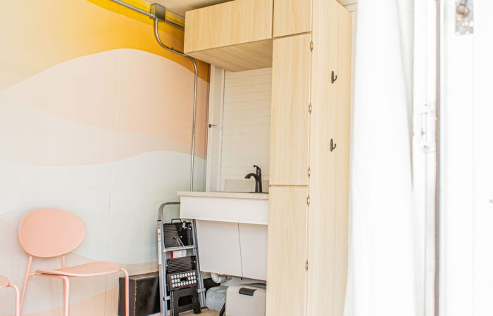Bettys Co Mobile Health Trailer is a one-of-a-kind mobile clinic that can be used for OBGYN services, mental health care, or any other medical needs. This trailer was custom built by Cruising Kitchens and features top of the line equipment and a chic wrap that will stand out.