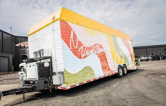 Bettys Co Mobile Health Trailer is a custom built clinic on wheels by Cruising Kitchens. This OBGYN gynecology and mental wellness mobile clinic is a mobile health trailer unlike anything ever done