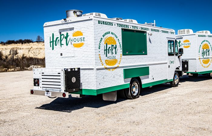 Kevin Hart's Harthouse Vegan Burgers Food Truck Mobile Kitchen built by Cruising Kitchens Food Truck Builder