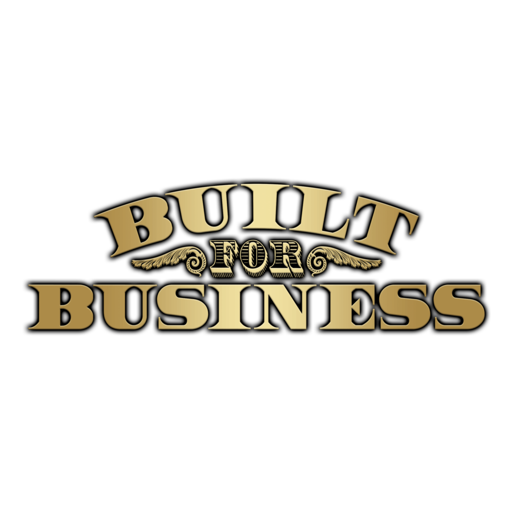 Built For Business Logo for Cruising Kitchens #1 Food Truck Builder Custom Mobile Kitchens Manufacturer of Customized Food Trailers