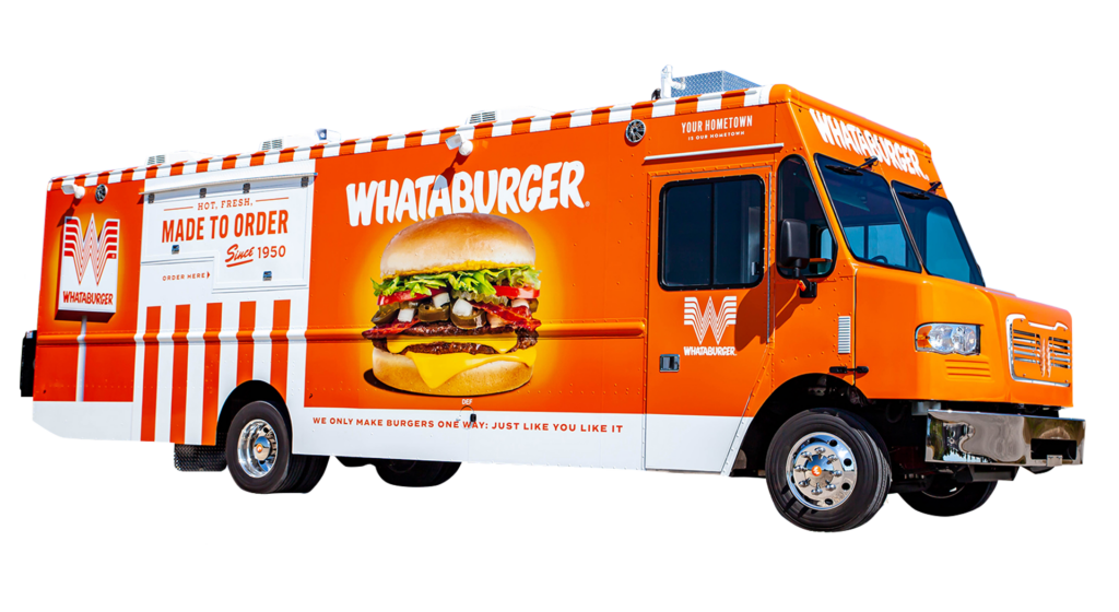 Whataburger Food Truck for Cruising Kitchens #1 Food Truck Builder Custom Mobile Kitchens Manufacturer of Customized Food Trailers
