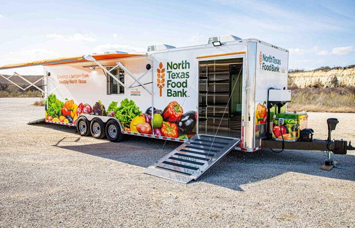 North Texas Food Bank Beauty for Cruising Kitchens #1 Food Truck Builder Custom Mobile Kitchens Manufacturer of Customized Food Trailers 1