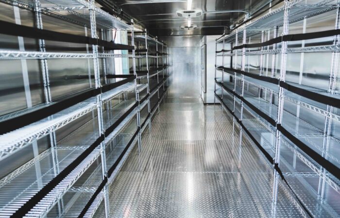 Diamond Plated Flooring for Food Truck Builder Cruising Kitchens Mobile Kitchen Fabricator Custom Food Truck Business